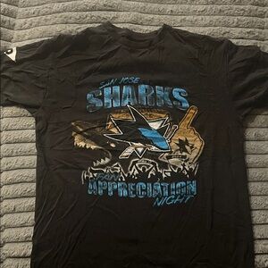 San Jose Sharks Black T-Shirt